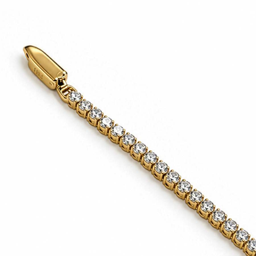 Tennisarmband 17,5cm mit Lab Grown Brillanten 1,35ct. Gold 585/000