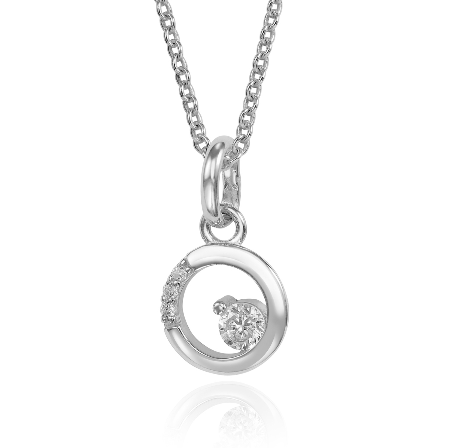 Anhänger mit 4 Zirkonia Silber 925/000 rhodiniert