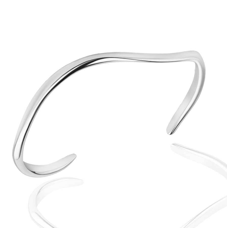 Massive Armspange Organic Style Silber 925/000