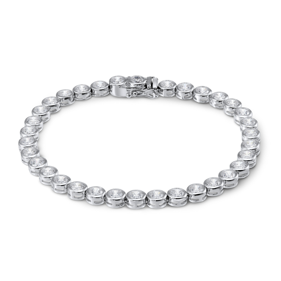 Tennisarmband Zirkonia in 17-18-19cm Silber 925/000 rhodiniert