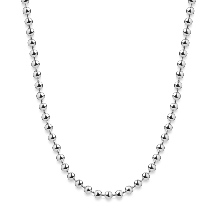 Kugelkette 3mm breit 40+5cm Silber 925/000