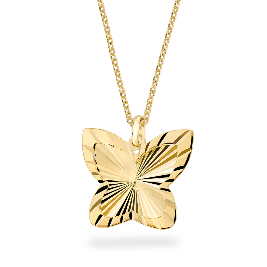 Anhänger Schmetterling diamantiert Silber 925/000 diamantiert