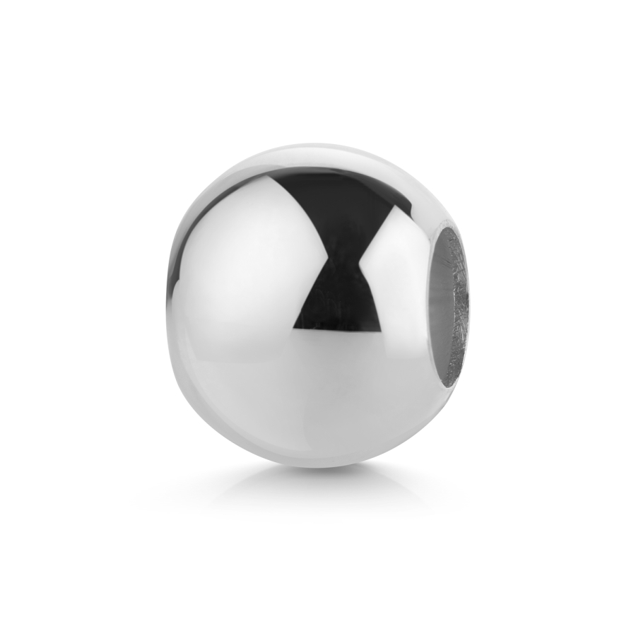 Charm Divider Globe Ø 8mm Silber 925/000