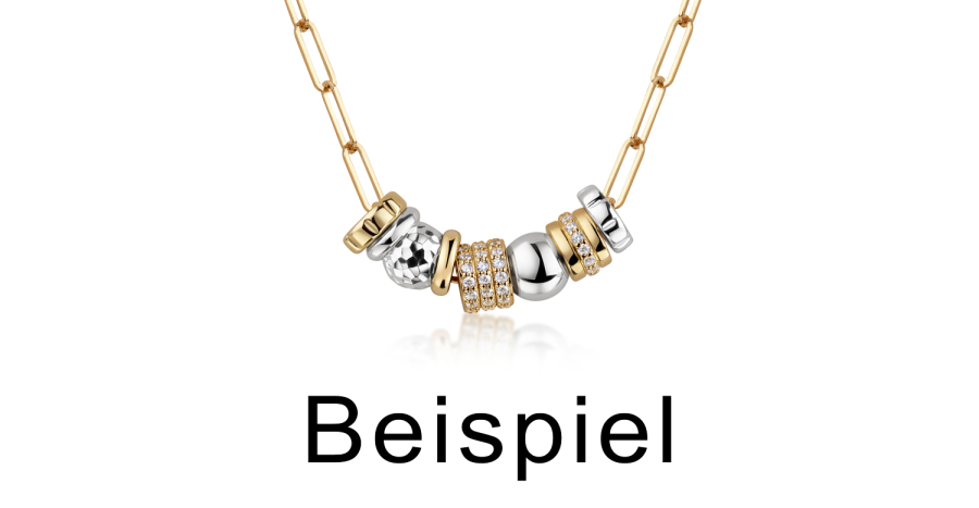 Charm Divider Shiny Ø 8mm Silber 925/000