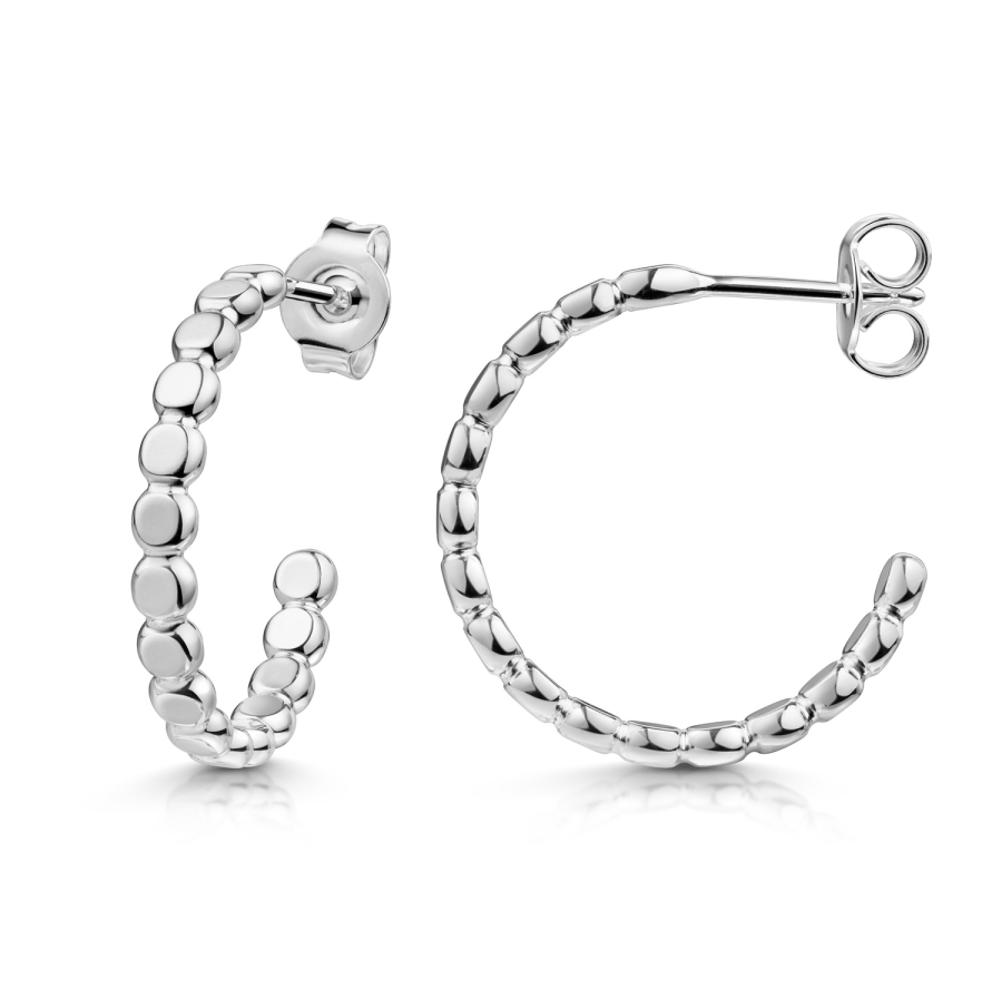 Ohrstecker Creolen Ø20mm Silber 925/000