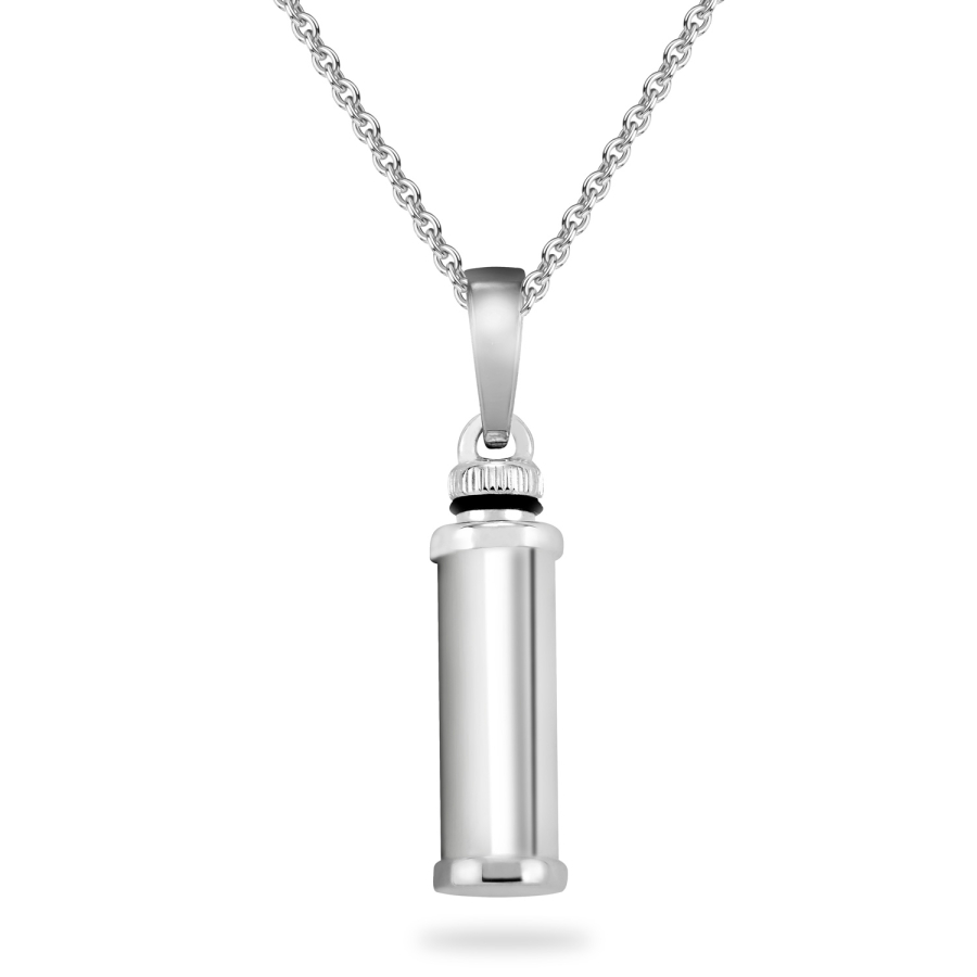 Asche Anhänger Zylinder Silber 925/000