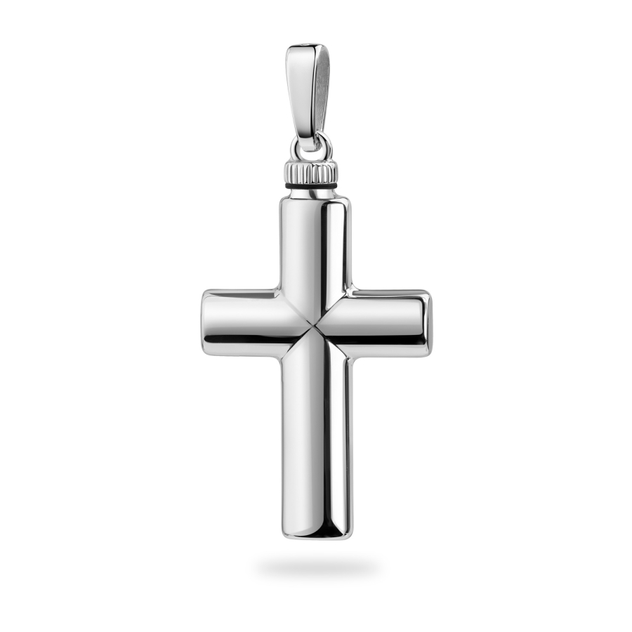 Asche Anhänger Kreuz Silber 925/000