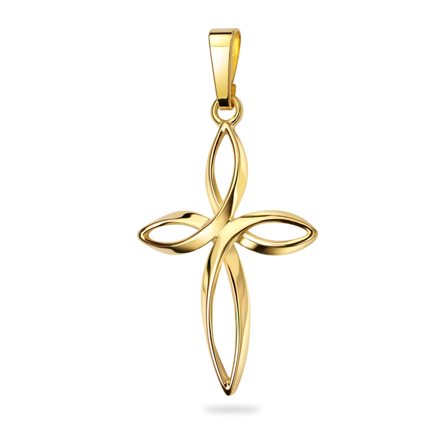 Anhänger Kreuz Silber 925/000 vergoldet