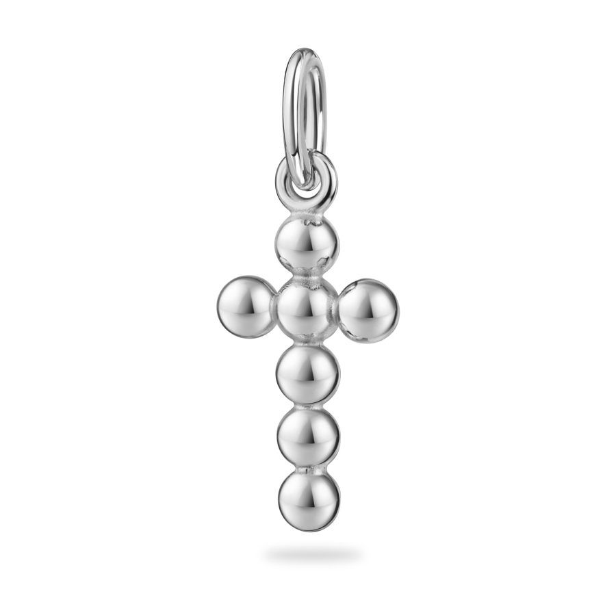 Anhänger Kreuz aus Kugeln Silber 925/000