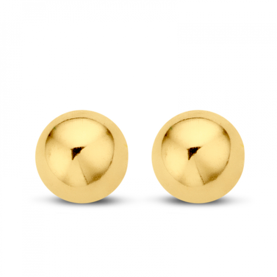 Ohrstecker Halbkugel 4 mm Gold 585/000