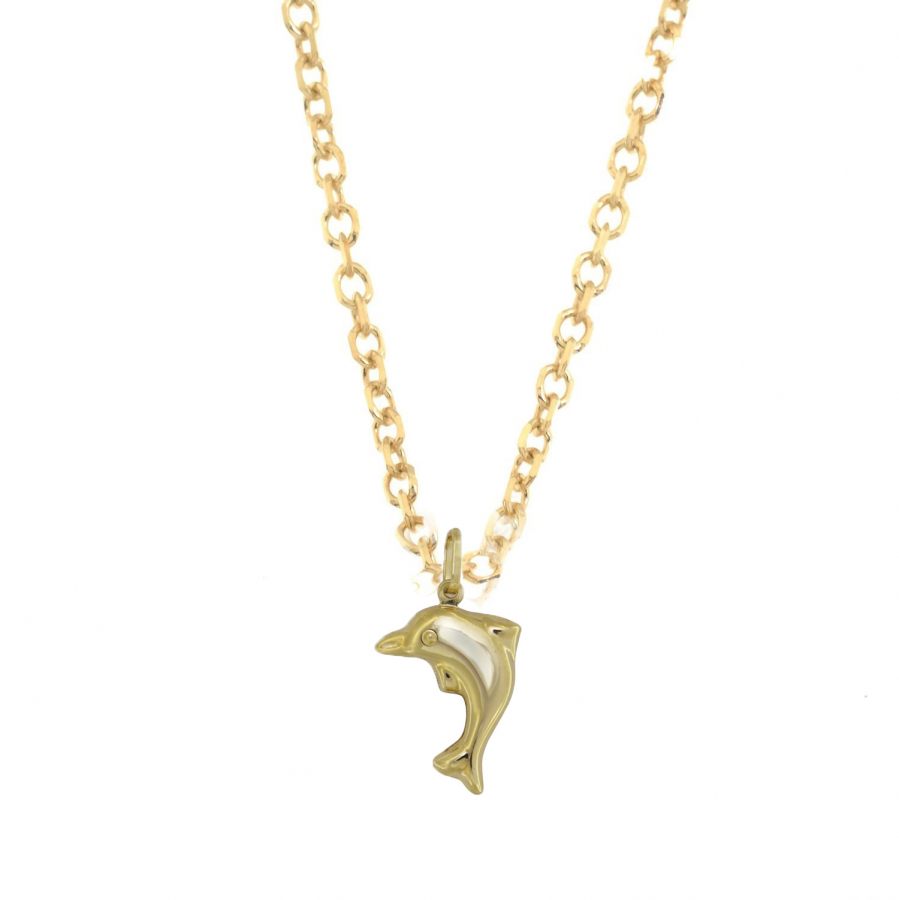 Collier Delphin Gold 585/000