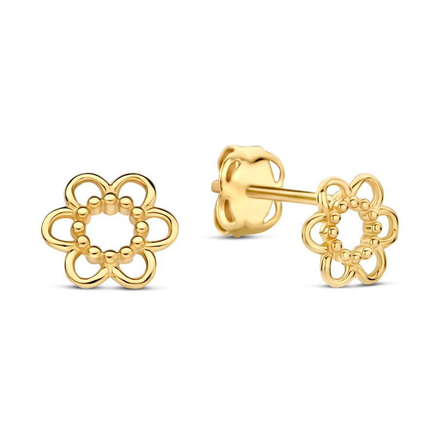 Ohrstecker Blume Gold 585/000