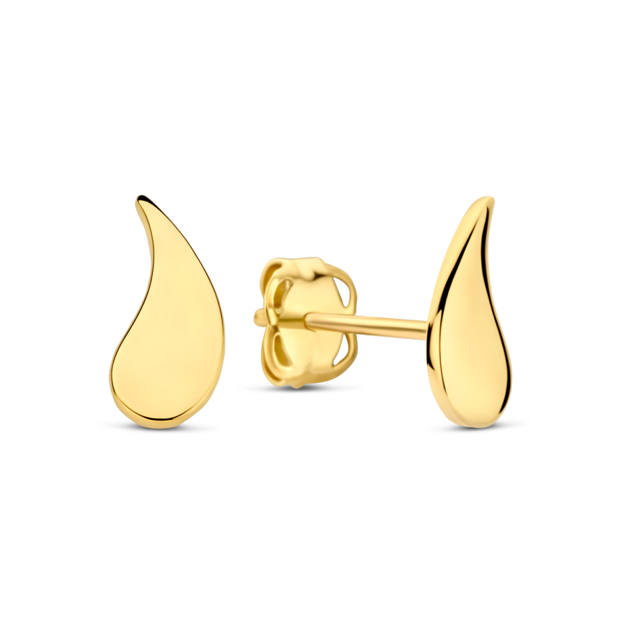 Ohrstecker Tropfen Gold 585/000