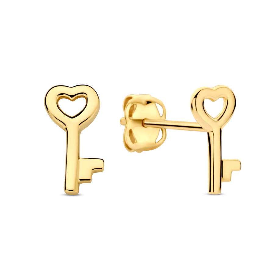 Ohrstecker Schlüssel Gold 585/000