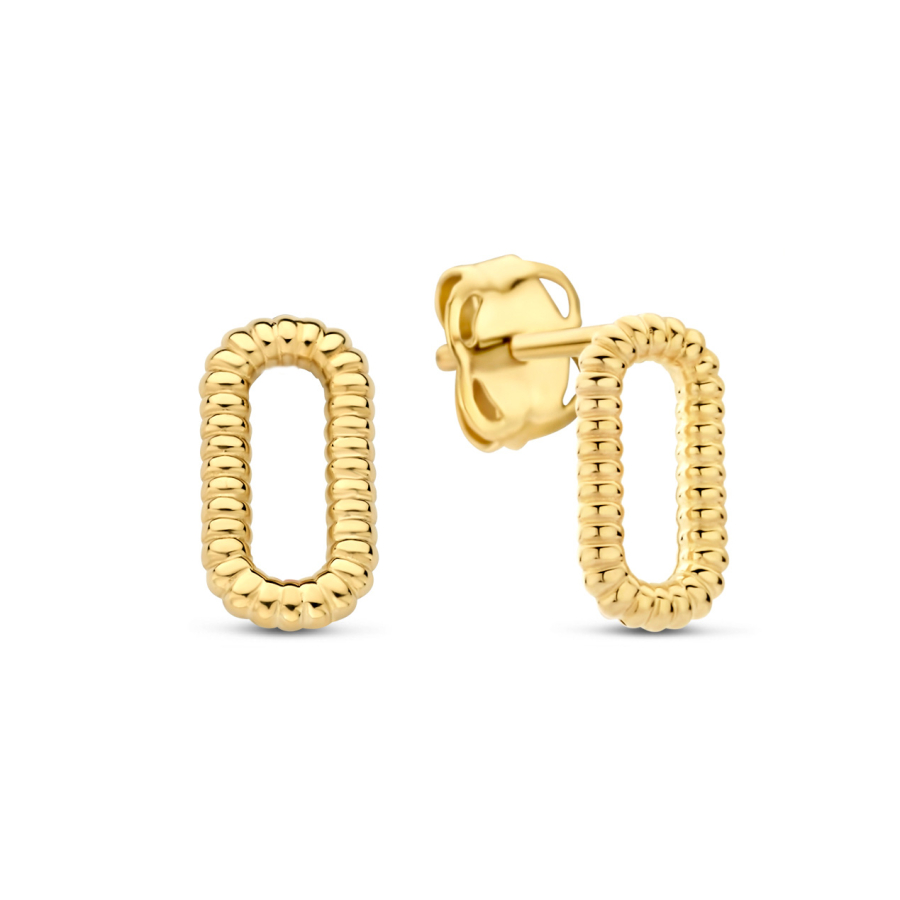 Ohrstecker Oval Gold 585/000