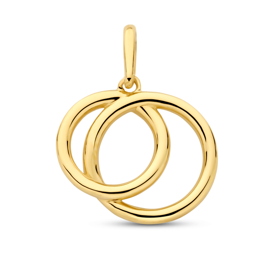 Anhänger Doppelreif Gold 585/000