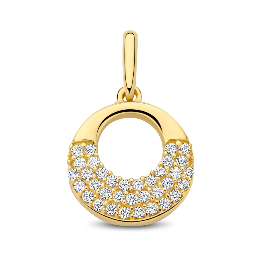 Anhänger 35 Zirkonia Gold 585/000