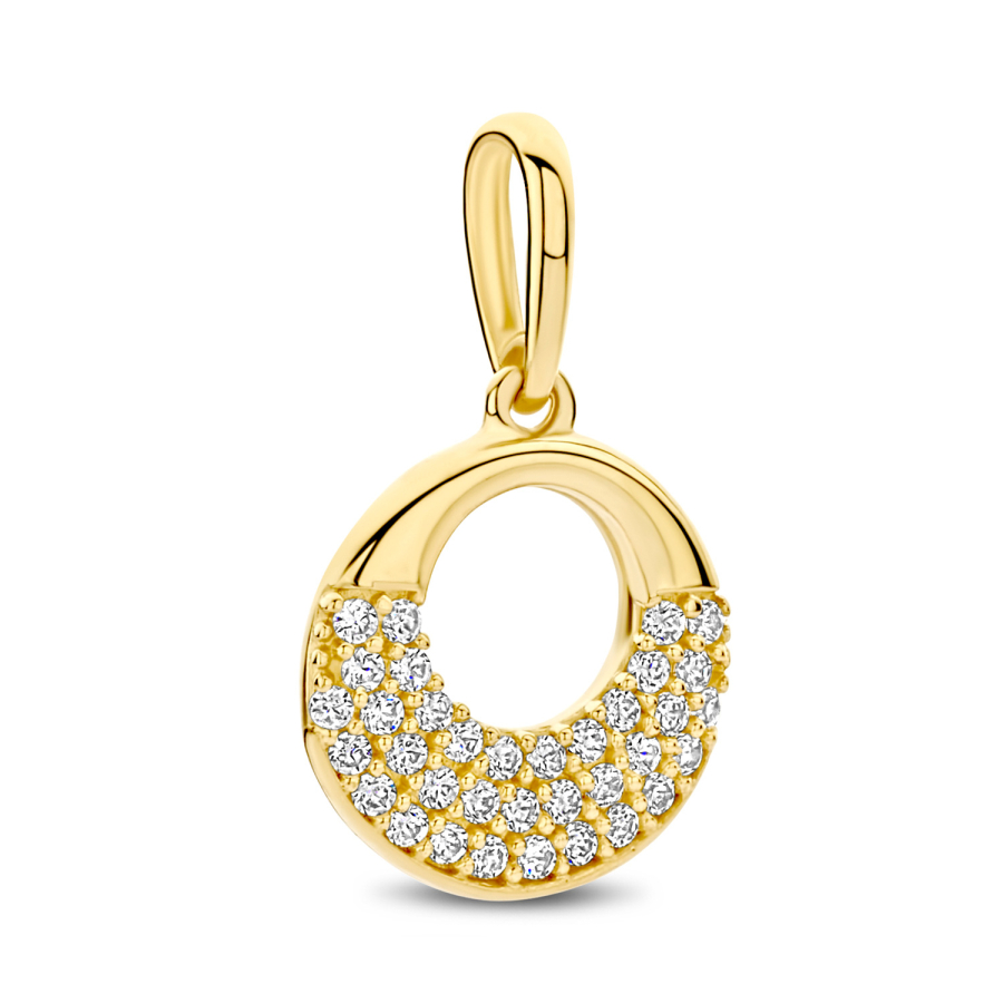 Anhänger 35 Zirkonia Gold 585/000