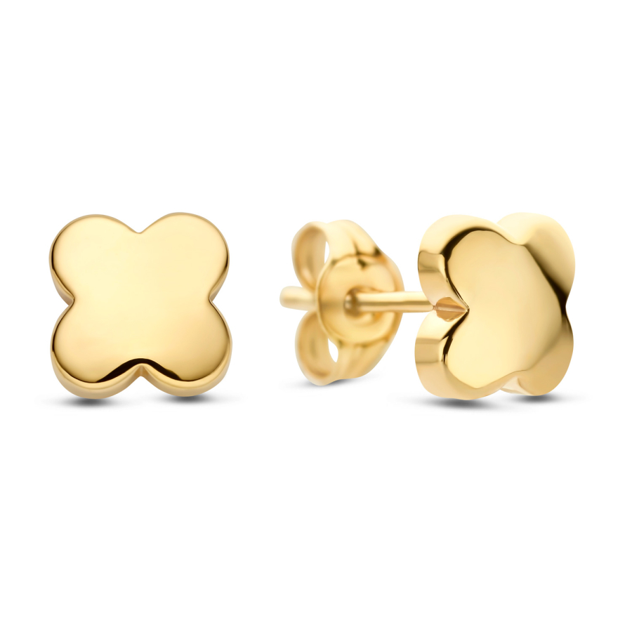 Ohrstecker Kleeblatt 5,5mm Gold 585/000