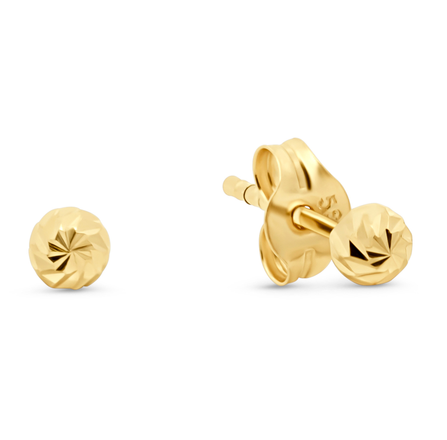 Ohrstecker Kugel 3,0mm Gold 585/000
