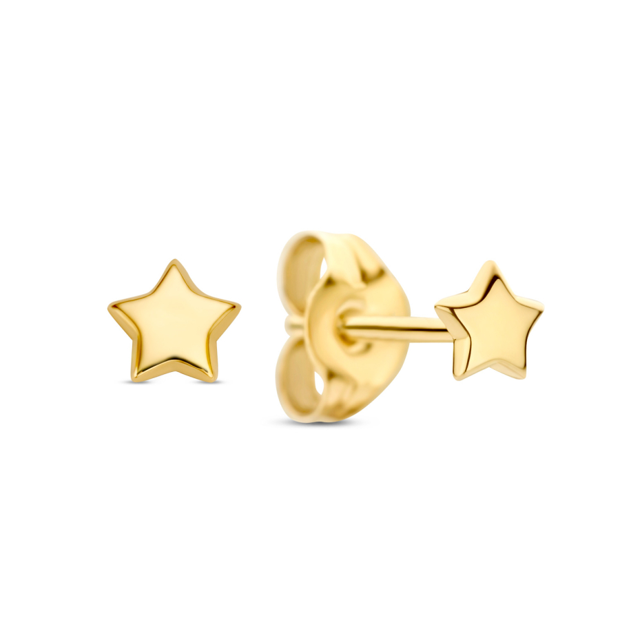 Ohrstecker Stern 3,2mm Gold 585/000