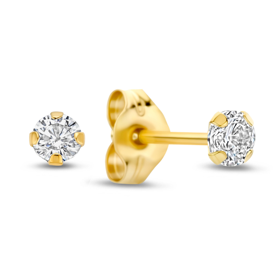 Ohrstecker Zirkonia Ø 2,5mm Gold 585/000