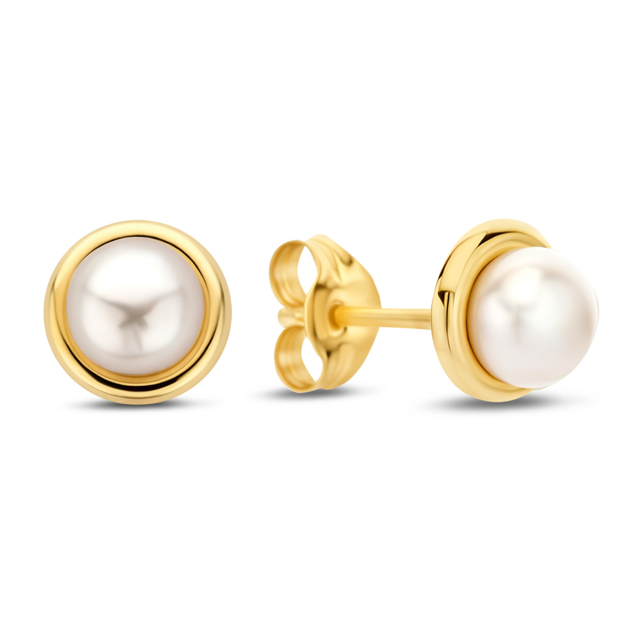 Ohrstecker Süßwasser-Zuchtperle 4 - 4,5mm Gold 585/000