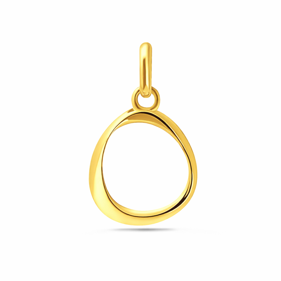 Anhänger Organic Style Silber 925/000 vergoldet