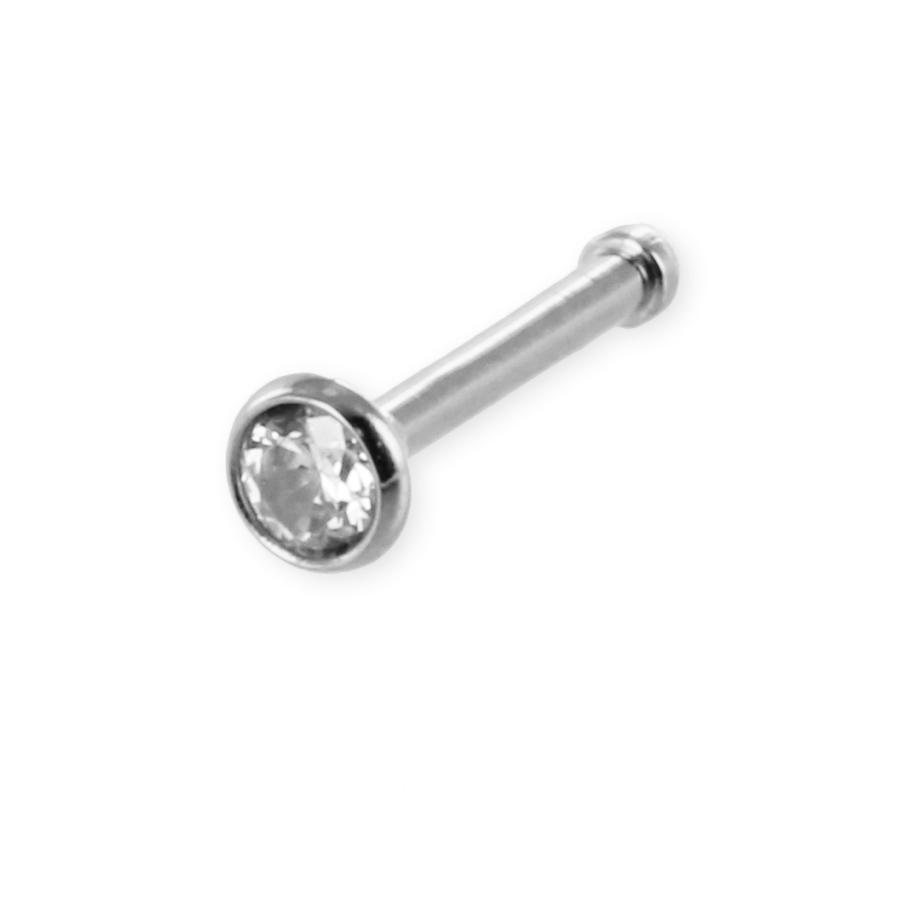 Nasenstecker mit Zirkonia 2mm - Silber 925/000