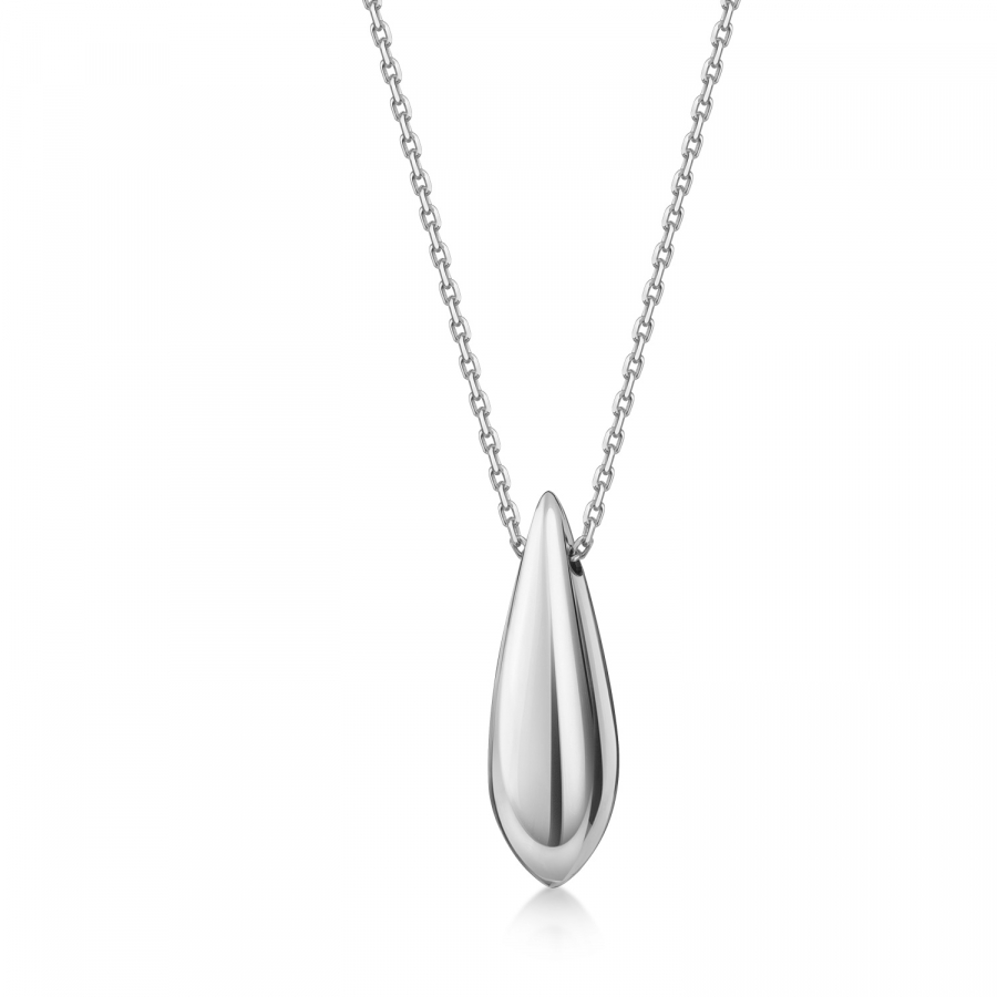 Collier mit Anhänger Drop Silber 925/000 rhodiniert