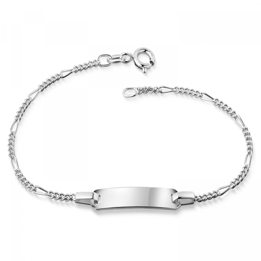 ID-Figaroarmband - Silber 925/000