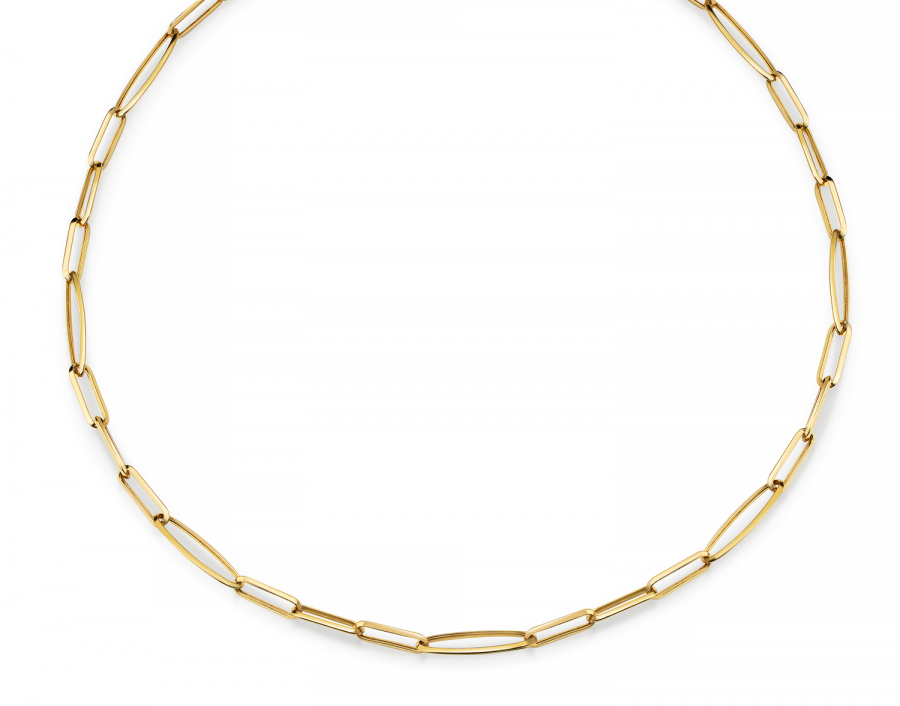 Fantasie Collier 45cm Gold 585/000 halbmassiv