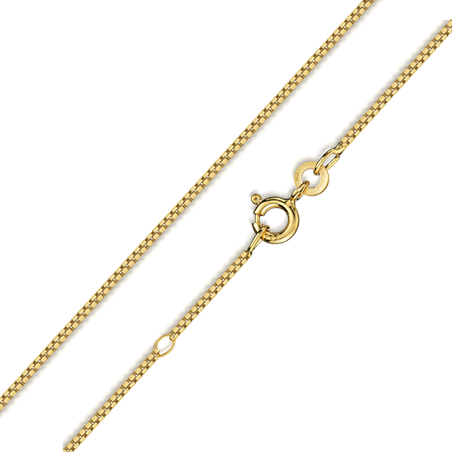 Venezianerkette 1.0mm breit 42/45cm Gold 333/000