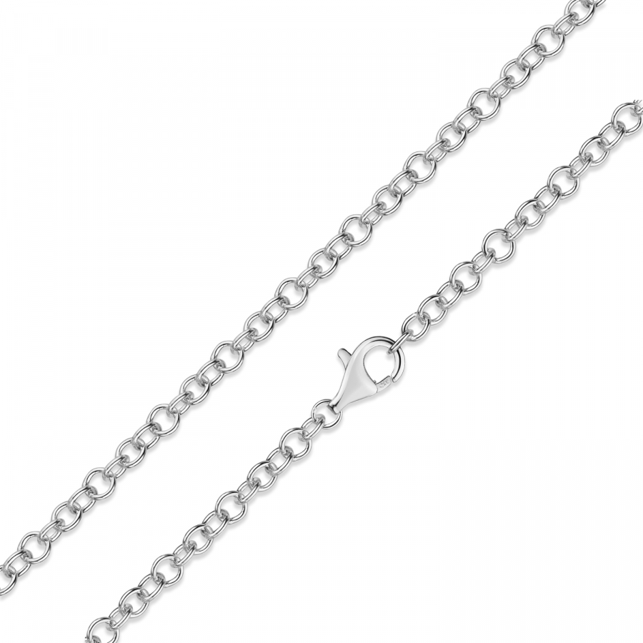 Ringkette 3.3mm breit / 45cm Silber 925/000