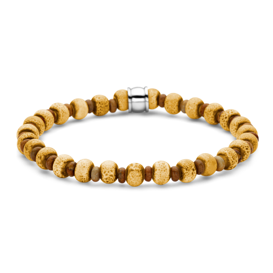Frank 1967 Armband gelber Keramikstein 6mm breit