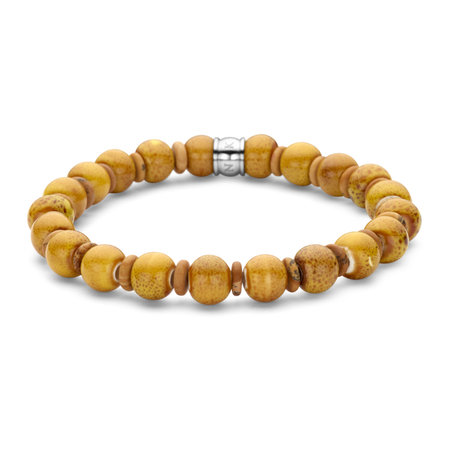 Frank 1967 Armband gelber Keramikstein 8mm breit