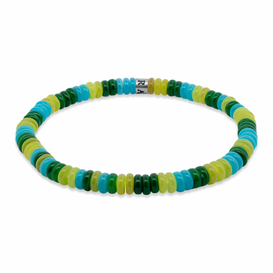 Frank 1967 Armband Disc Beads Multicolor Edelstahl IPS