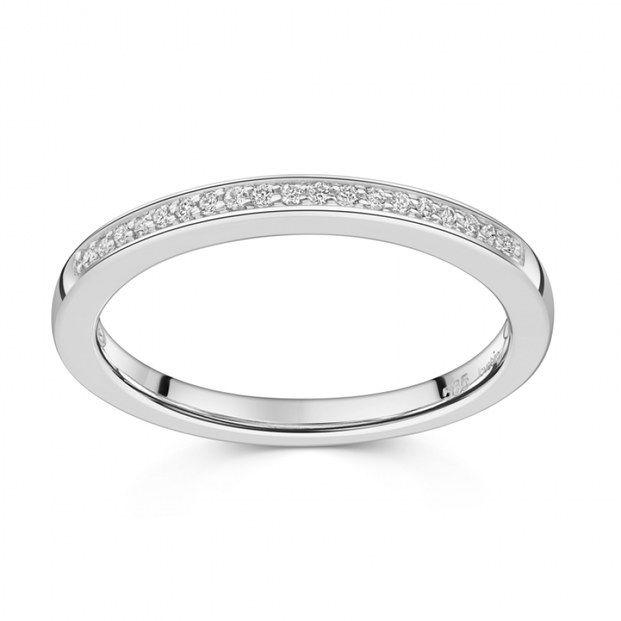 Lovebird Damenring mit Brillant 0,09 ct. Weißgold 585/000