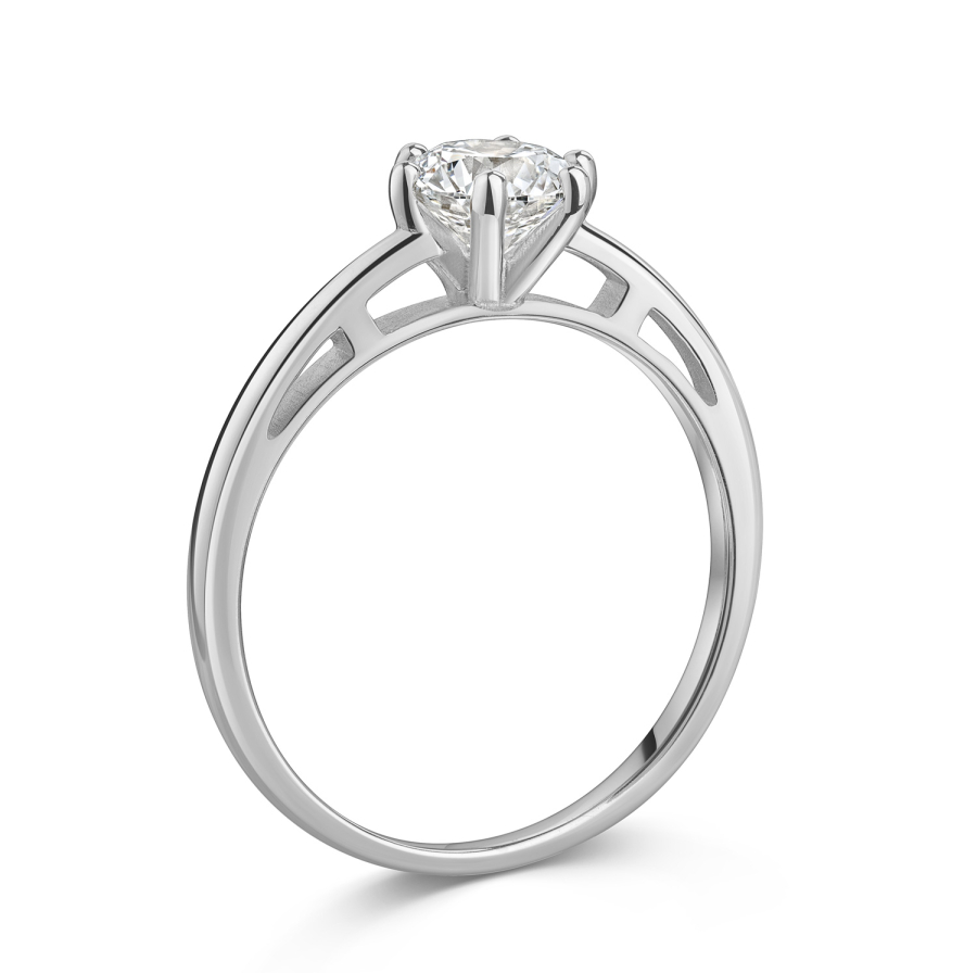 Lovebird Damenring mit Lab Grown Brillant 1,00 ct. Weißgold 585/000