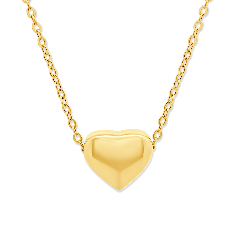 Lovebird Collier Herz Edelstahl IPG