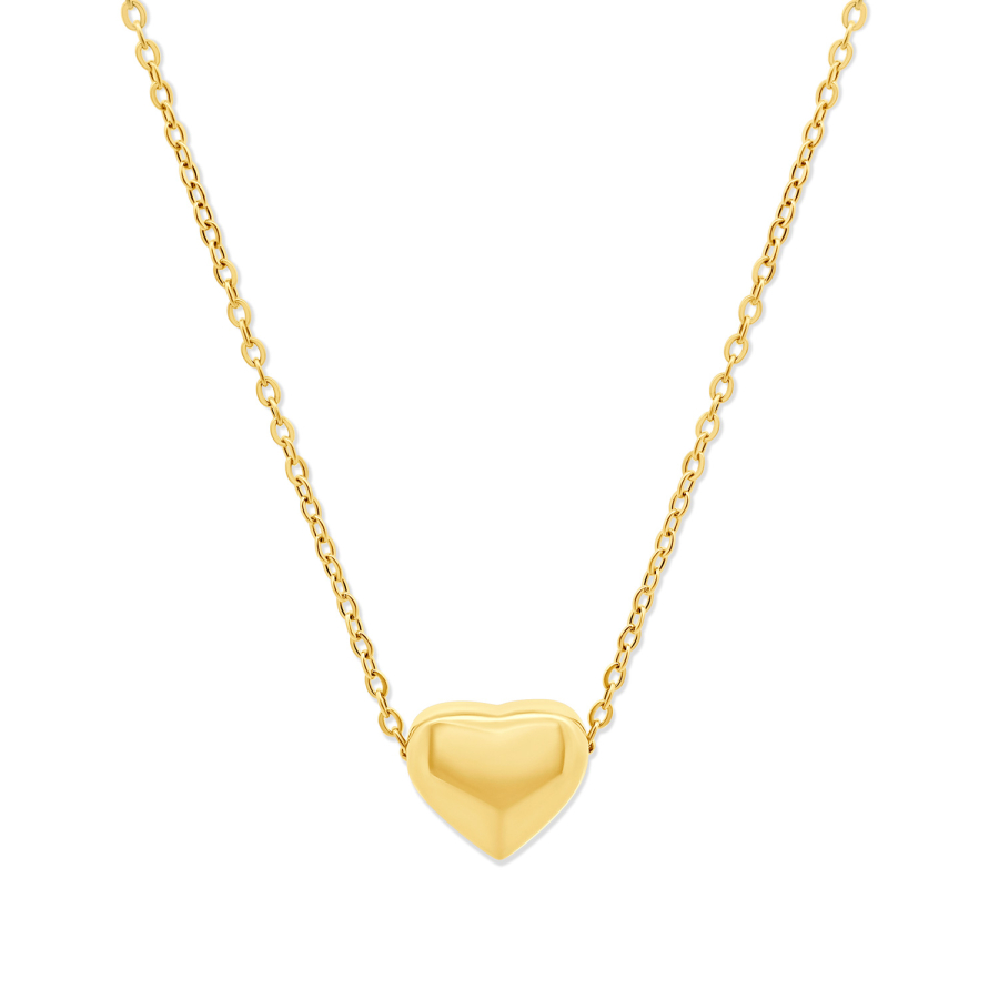 Lovebird Collier Herz Edelstahl IPG