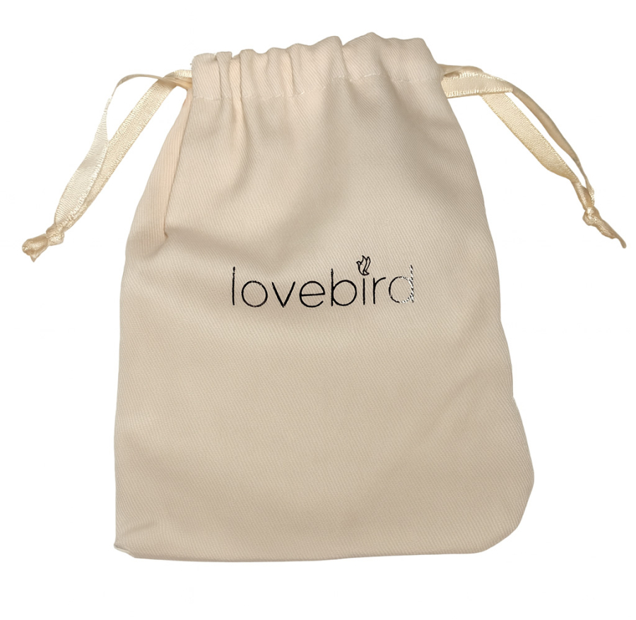 Lovebird Fußkette mit Herzen Edelstahl