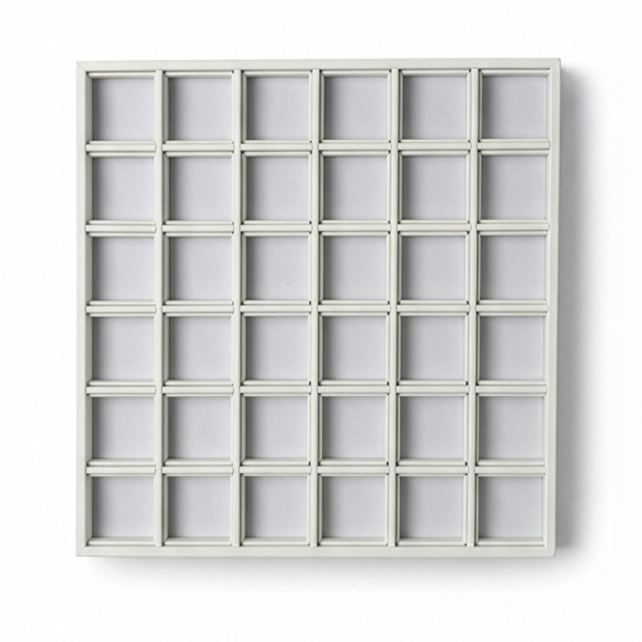 Set Schmuckvitrine groß 45x45x196cm beleuchtet mit Laden und Karten