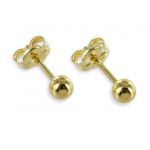 Ohrstecker Kugel 3mm Gold 333/000