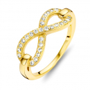 Ring Infinity mit 27 Zirkonia Silber 925/000
