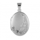 Medaillon florales Muster - Silber 925/000
