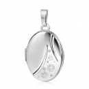 Medaillon oval 14 x 18mm Silber 925/000