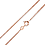 Zopfkette/Armband 1.5/1.9mm Silber 925/000 rosé vergoldet